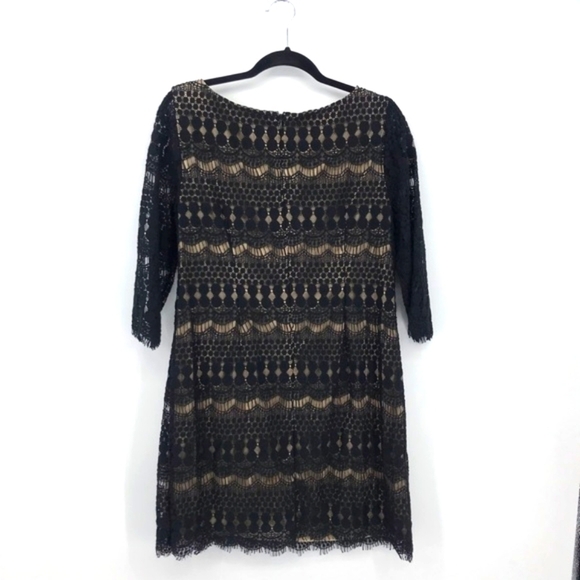 Jessica Howard Lace Overlay Dress size12P - Picture 4 of 5